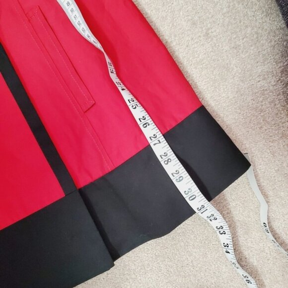 Vintage Principles Nylon Retro Two-Tone 60s Style Spring Trench Jacket 12 - Picture 3 of 6